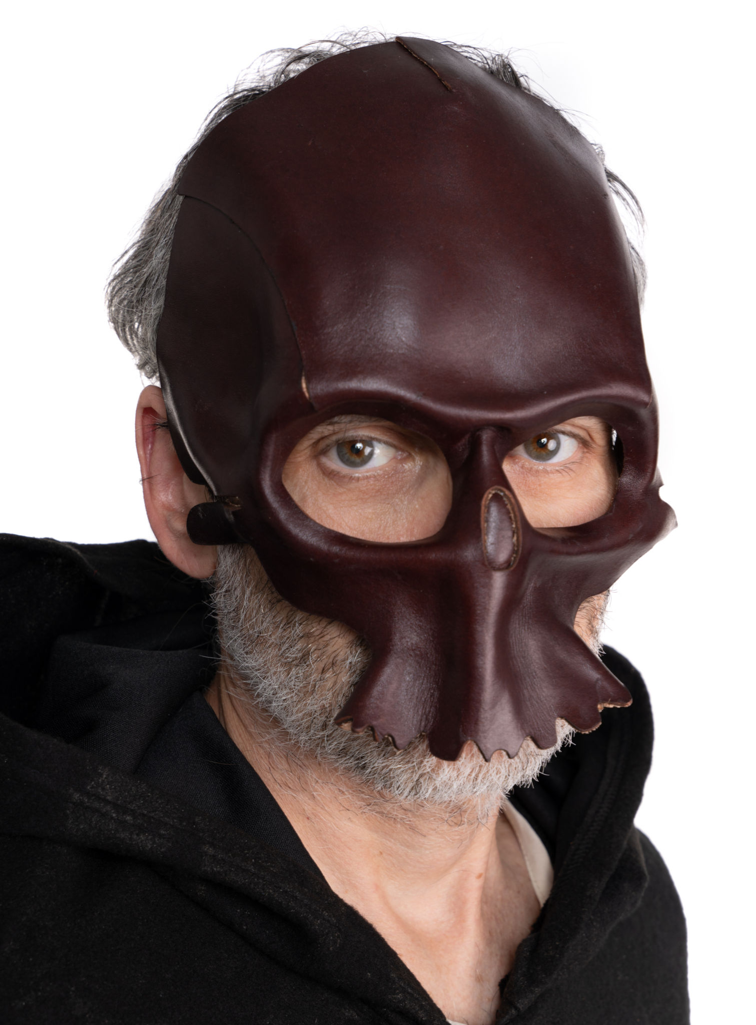 Ledermaske - Totenkopf