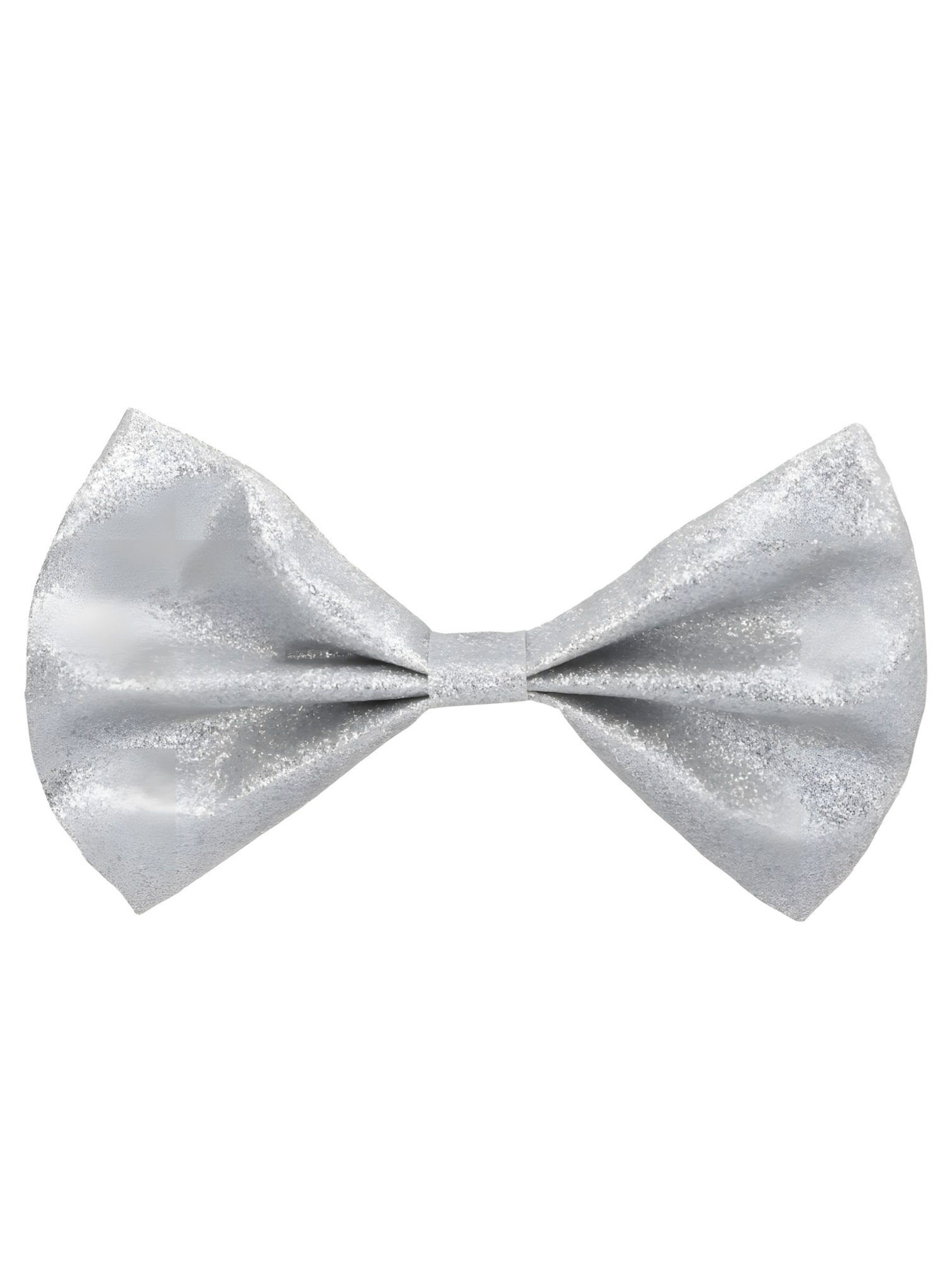 Fliege glitter silber