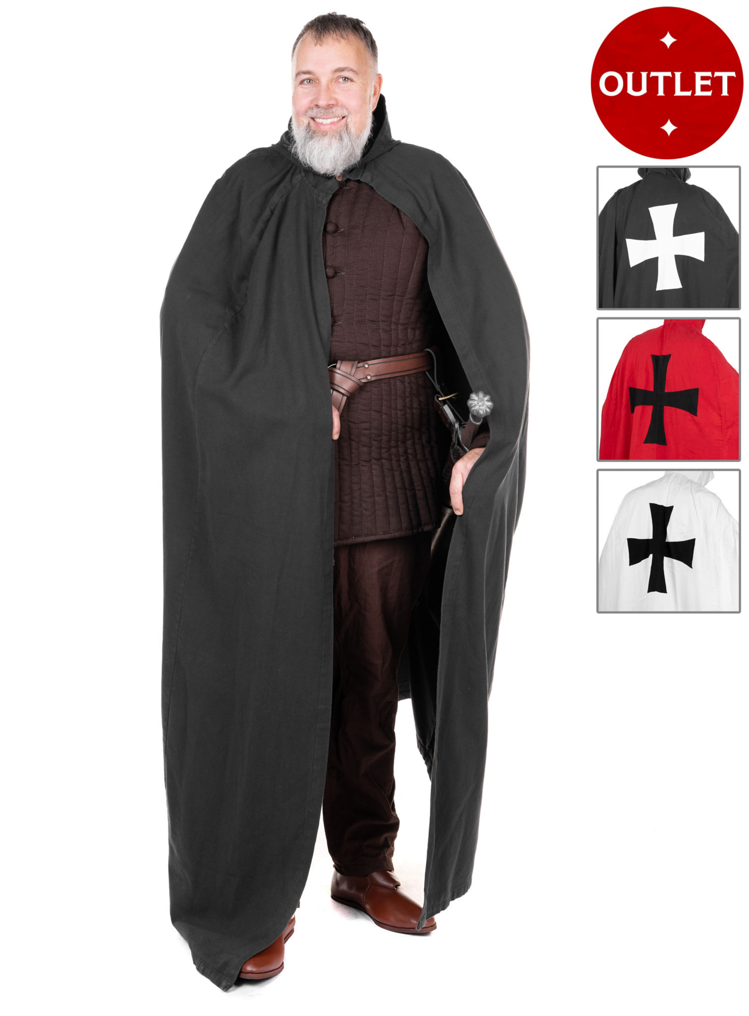 Kapuzenumhang mit Kreuz - Arnulf