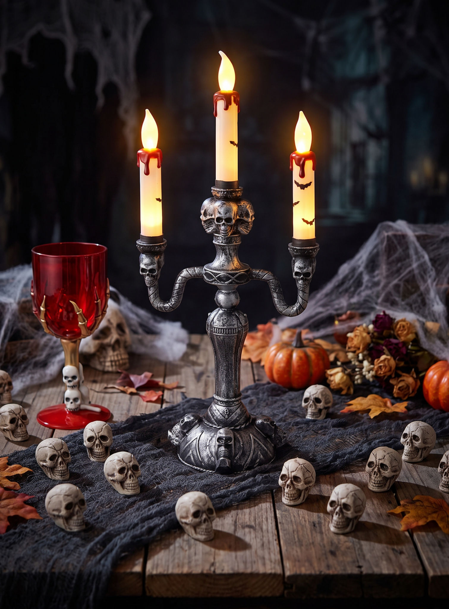 Kleine Schädel Halloween Deko