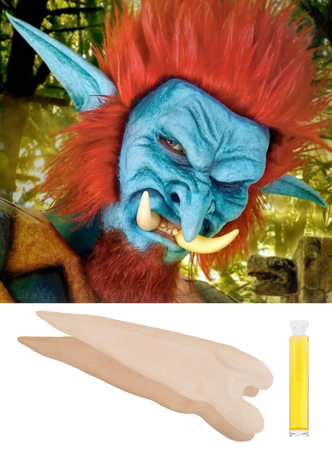 Latexohren Troll - extra lang