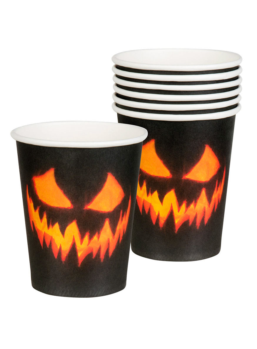 Halloween Pappbecher 10 Stück