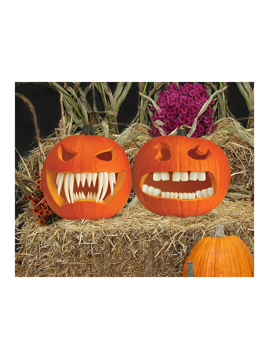 Snijdtanden voor Halloween pompoenen