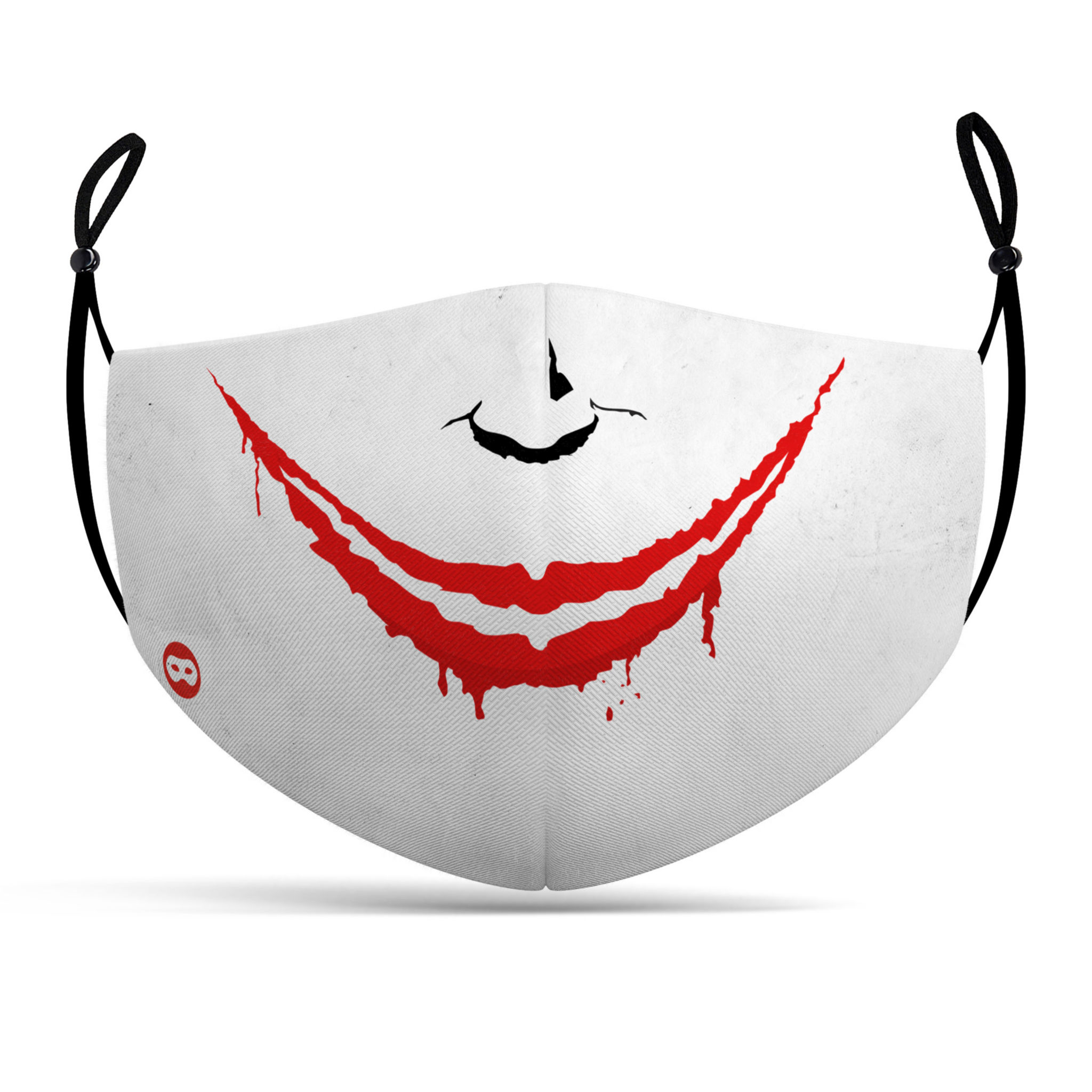 Stoffen masker Horror-Clown Why So Serious?