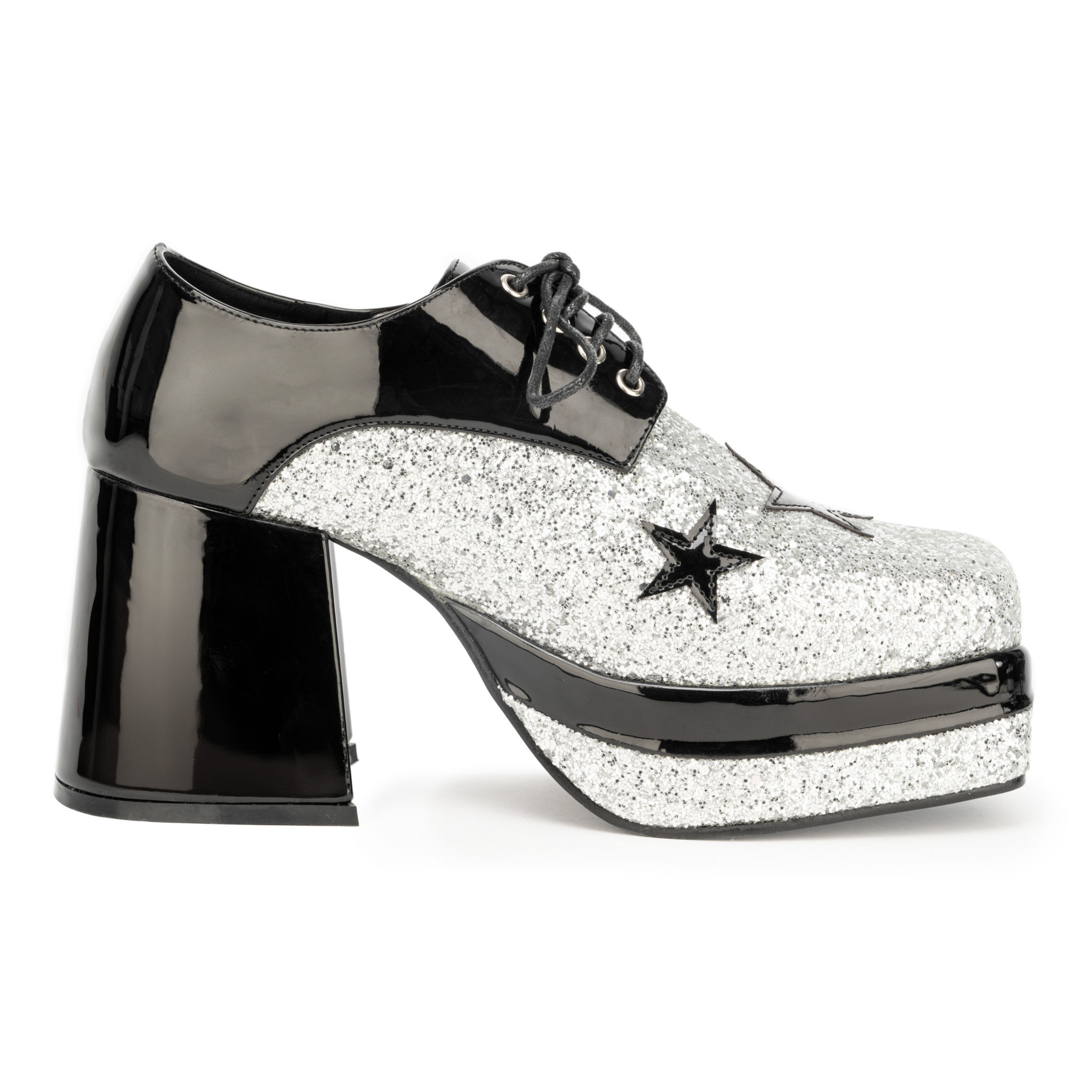 Disco Schuhe silber-schwarz