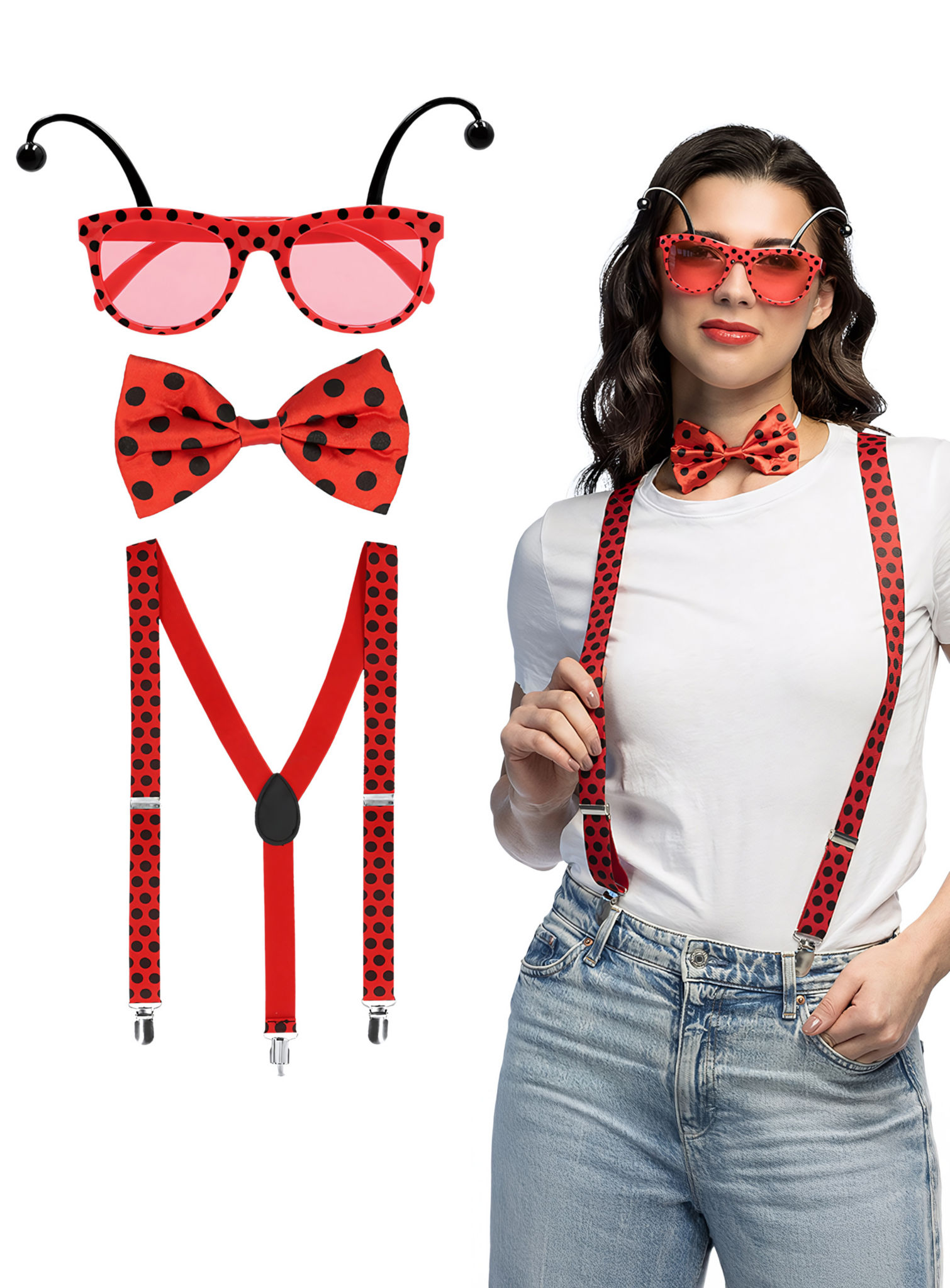 Lieveheersbeestje kostuumaccessoires
