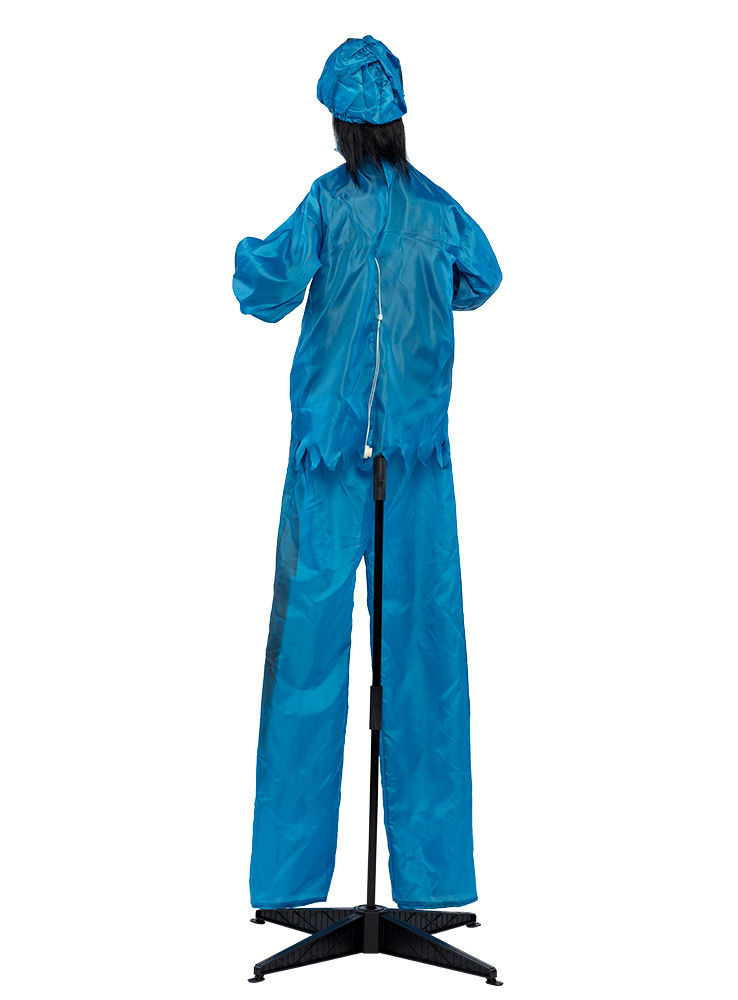 Geanimeerde Horror Dokter Halloween Decoratie met Licht en Bewegingen – 170 cm