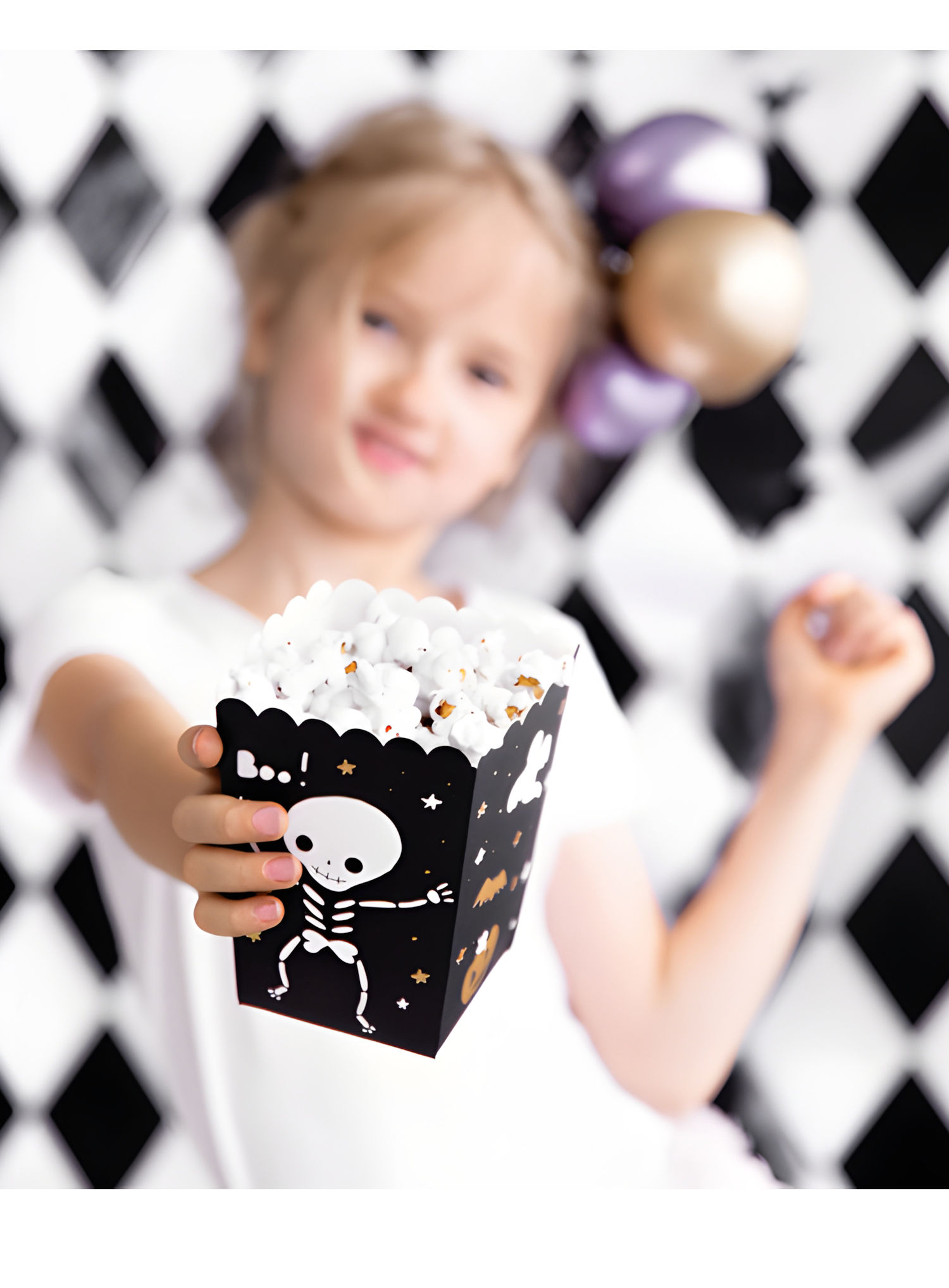 6 Kleine Skelett Snackboxen