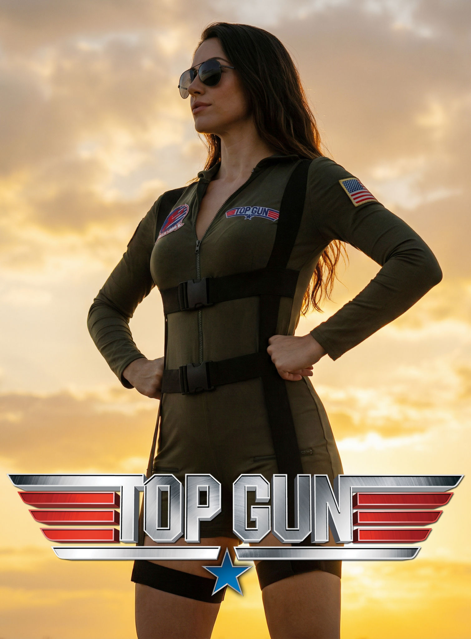 Top Gun Kostüm Romper