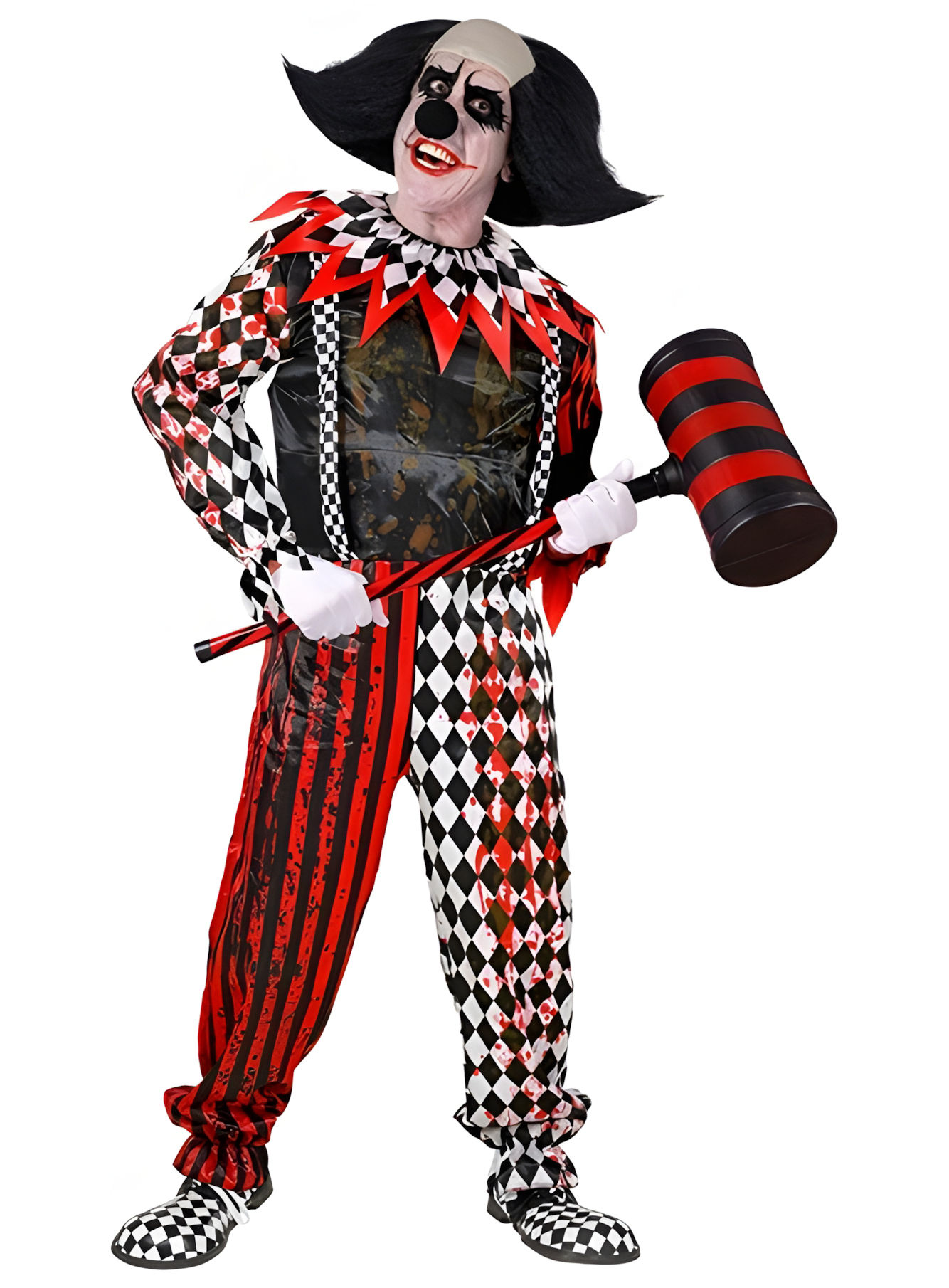 Killerclown-kostuum voor heren Deluxe