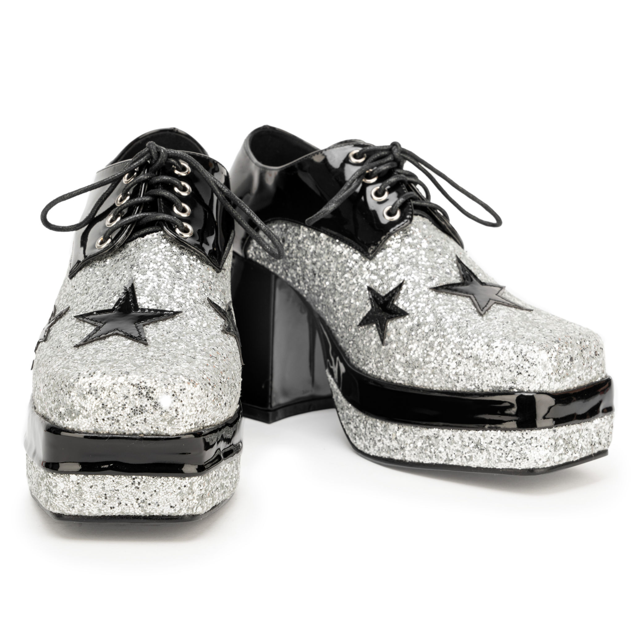 Disco Schuhe silber-schwarz