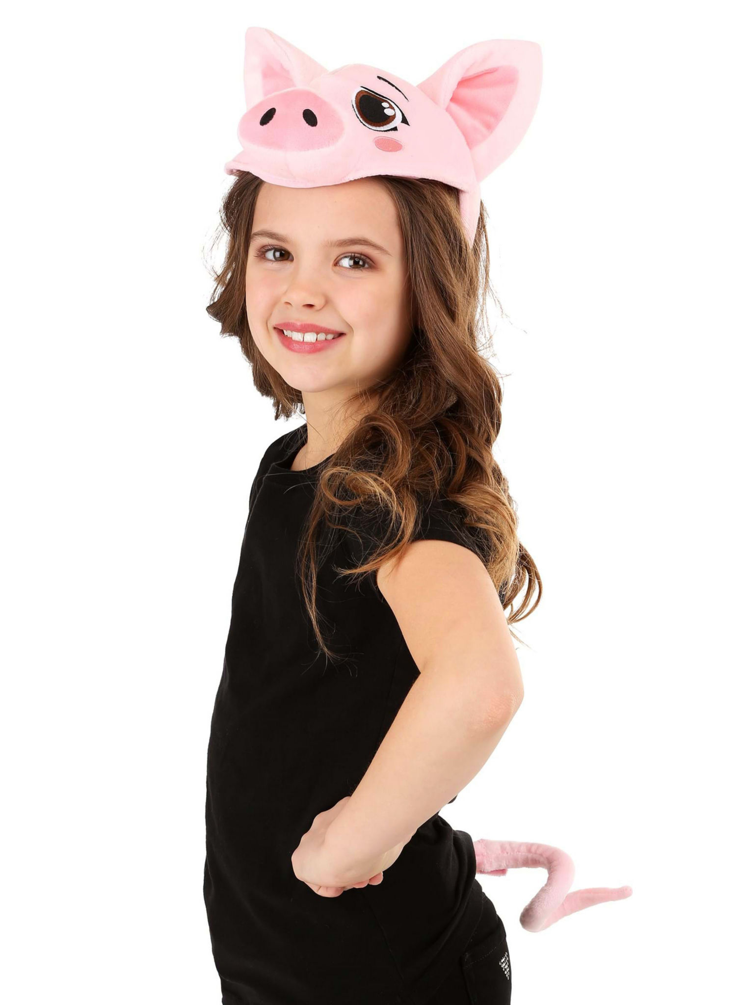 Roze varken accessoire set