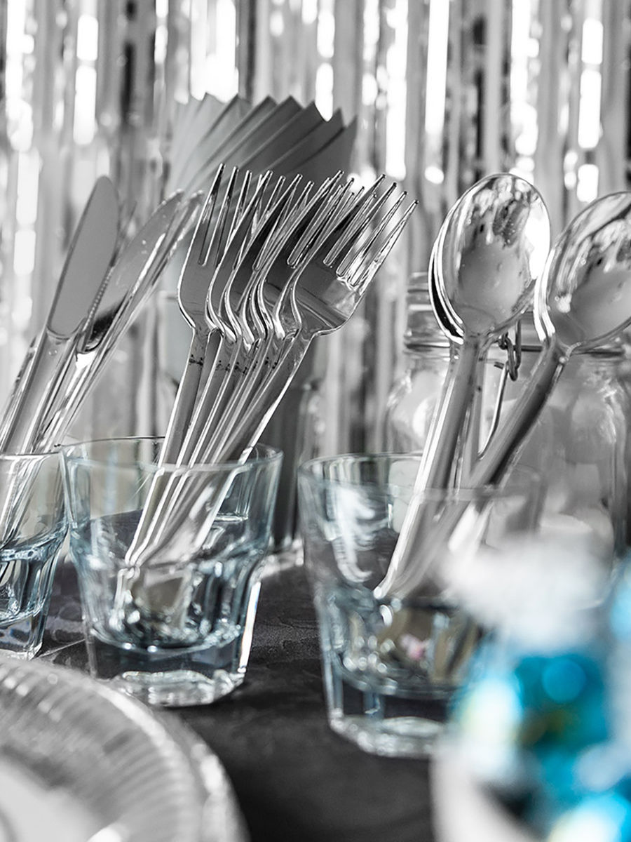 Partybesteck silber