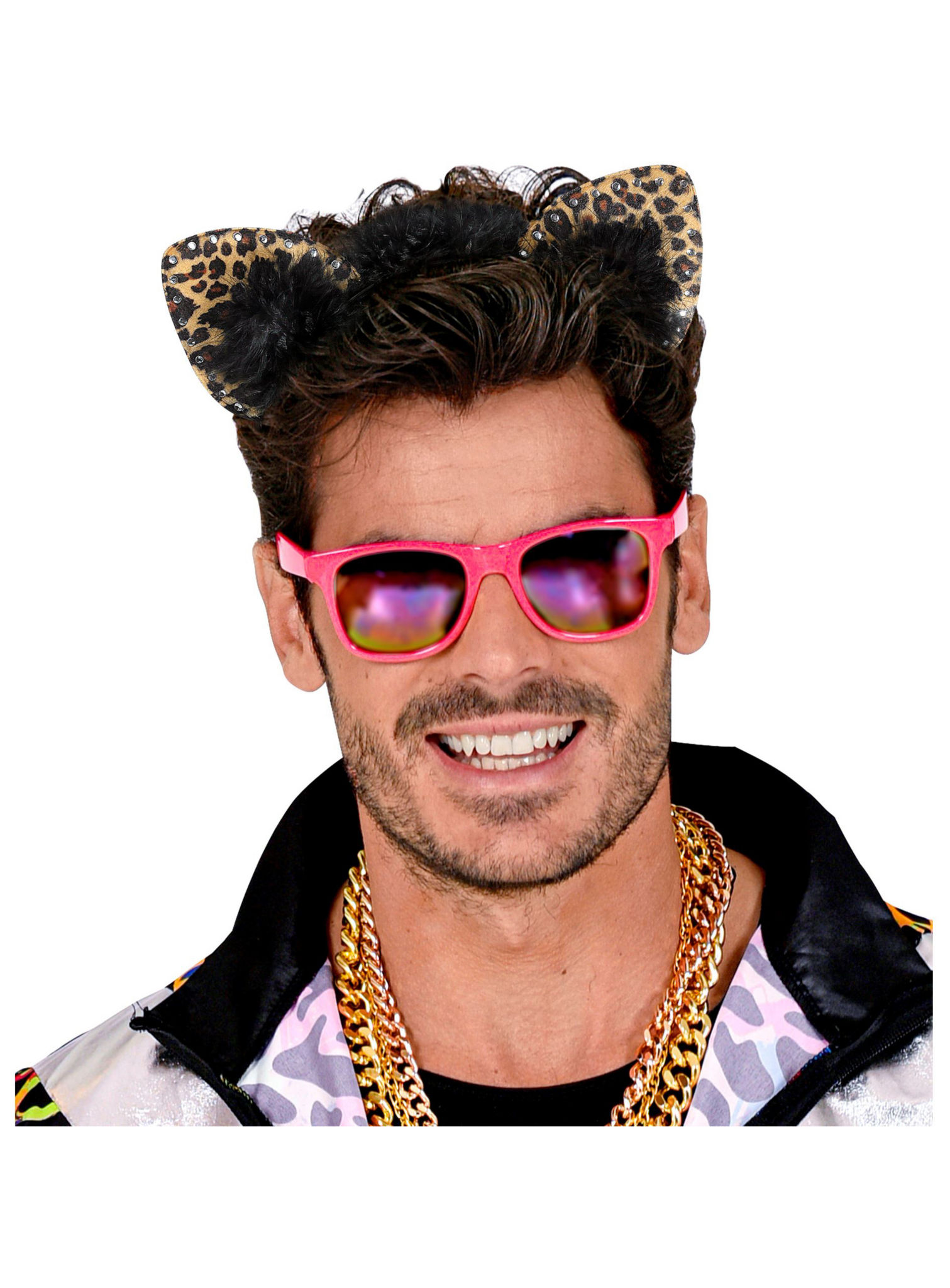 Leoparden Ohren mit Strass