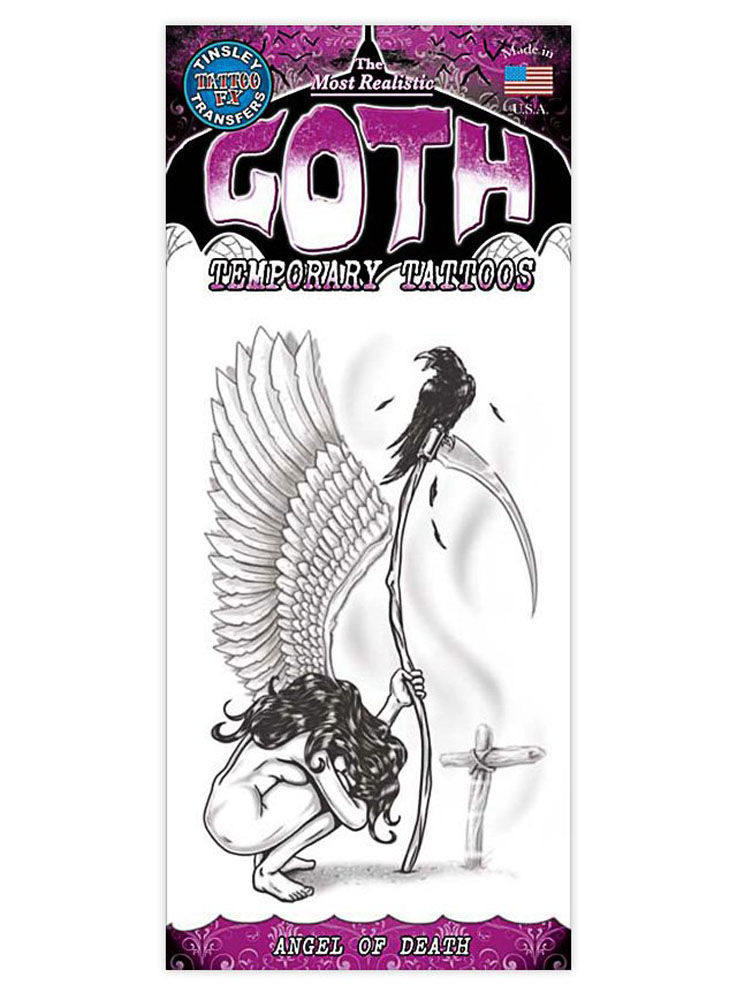 Todesengel Gothic Klebe-Tattoo