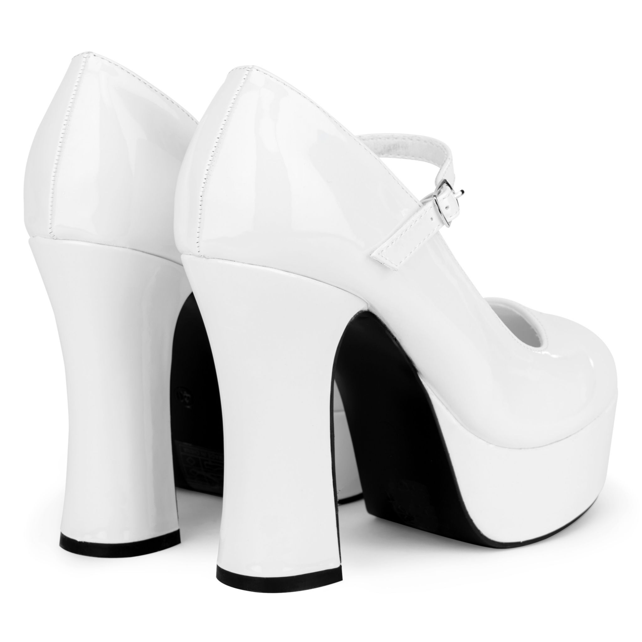 Plateau Schuhe weiß