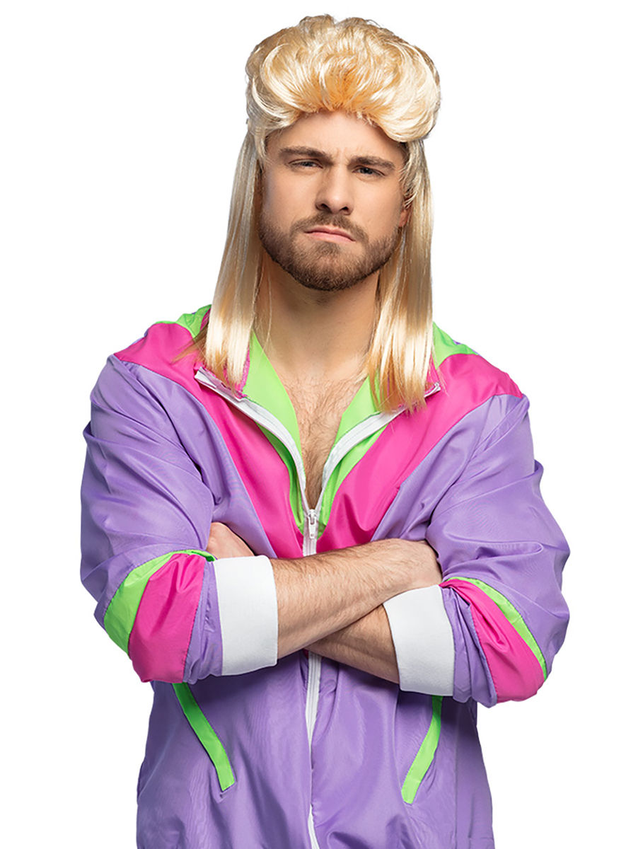 80er Vokuhila blond