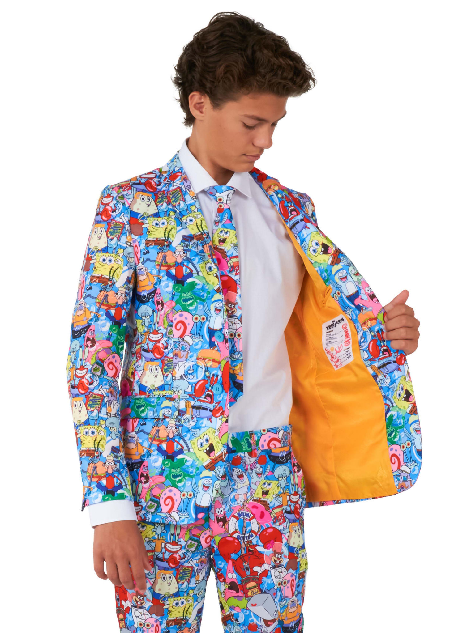 OppoSuits Teen SpongeBob Frenzy Anzug für Jugendliche