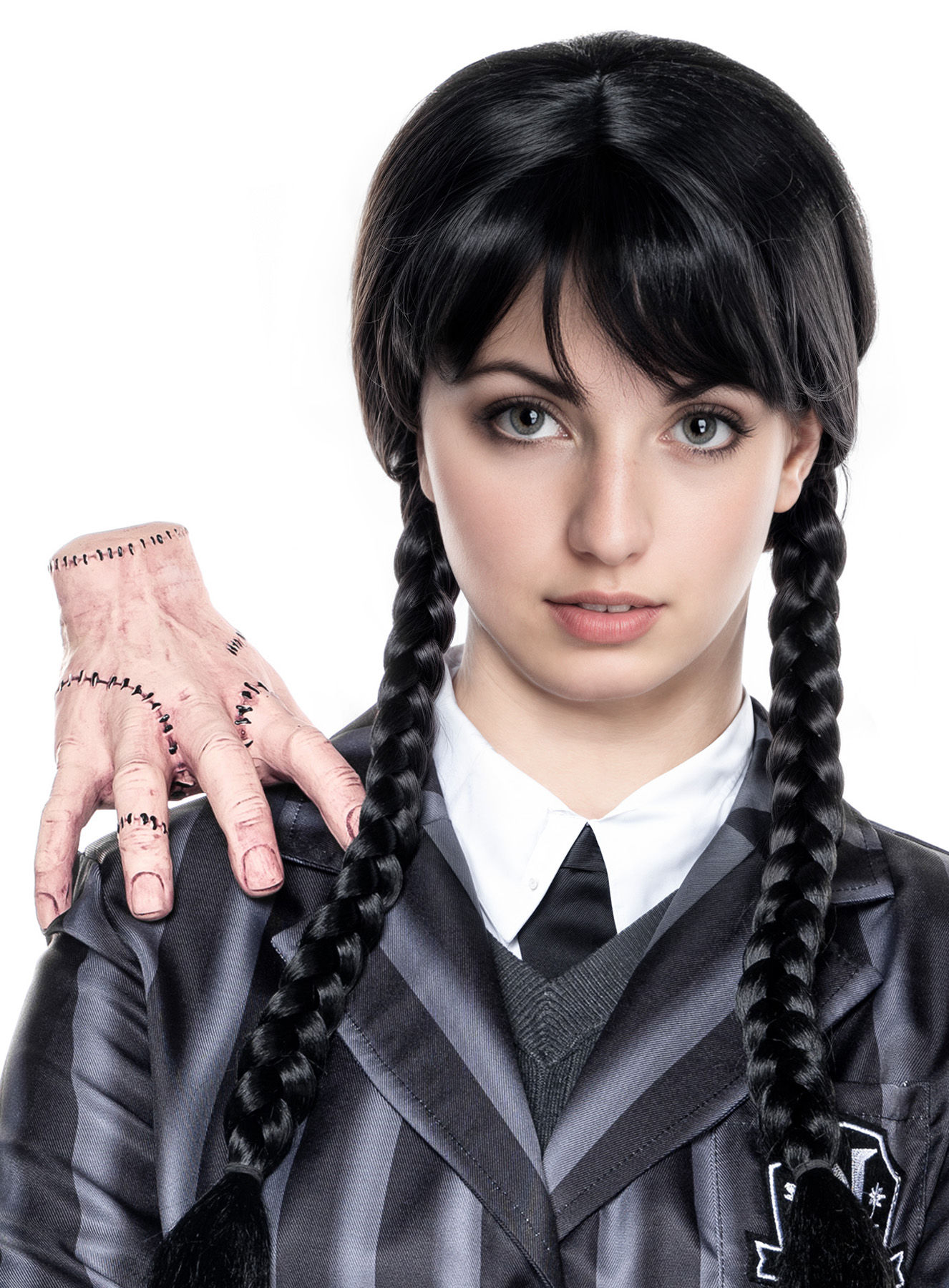 Eiskaltes Händchen stehend - abgehackte Hand Halloween Deko