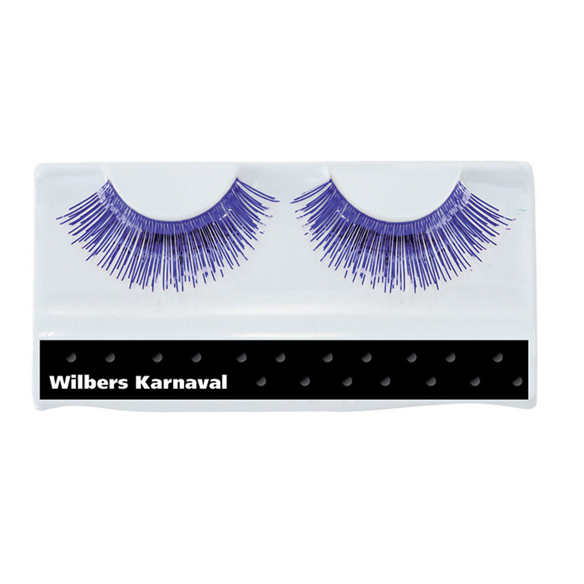 Lametta Wimpern blau