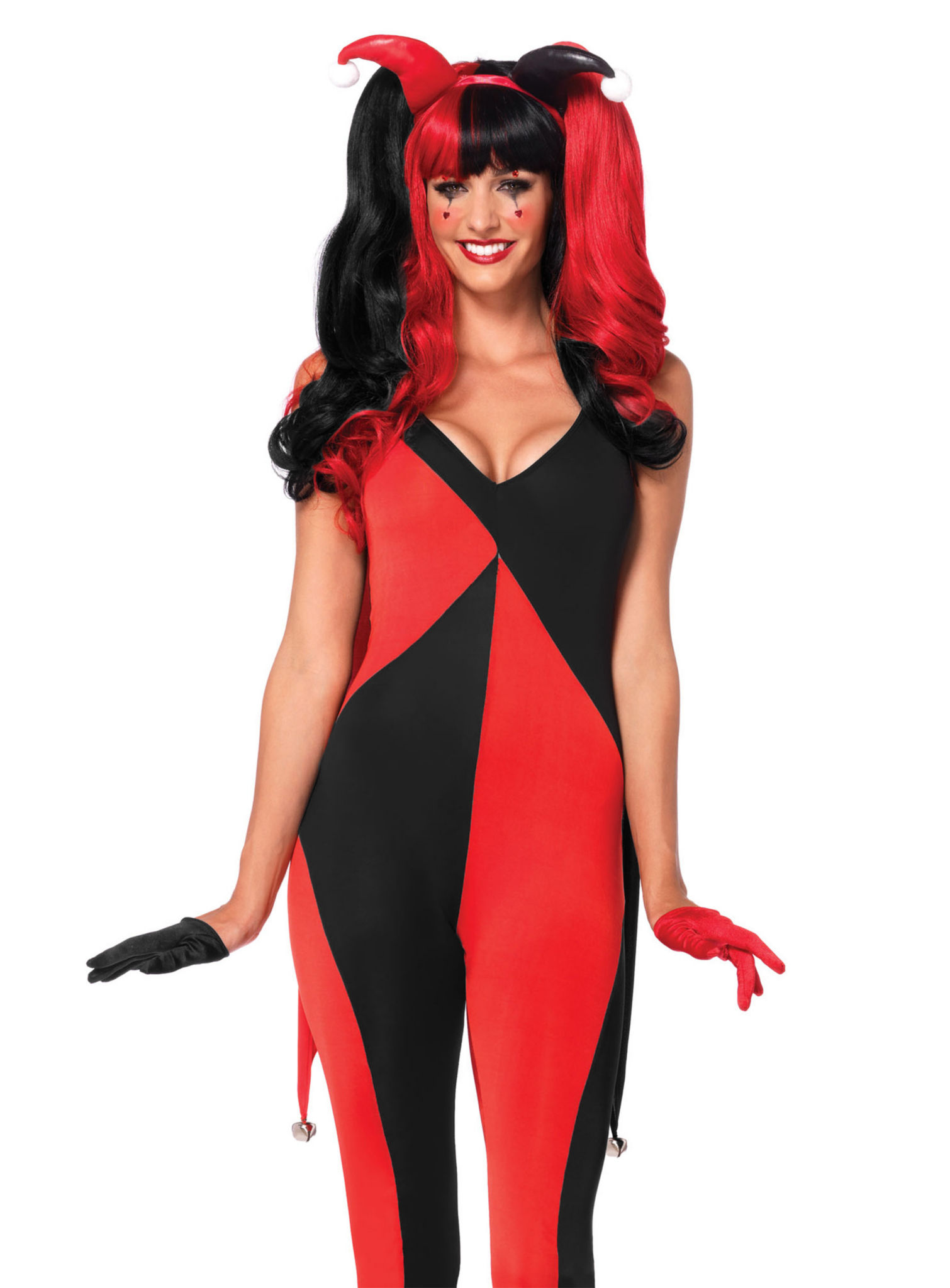 Harlekina Bodysuit mit Cape