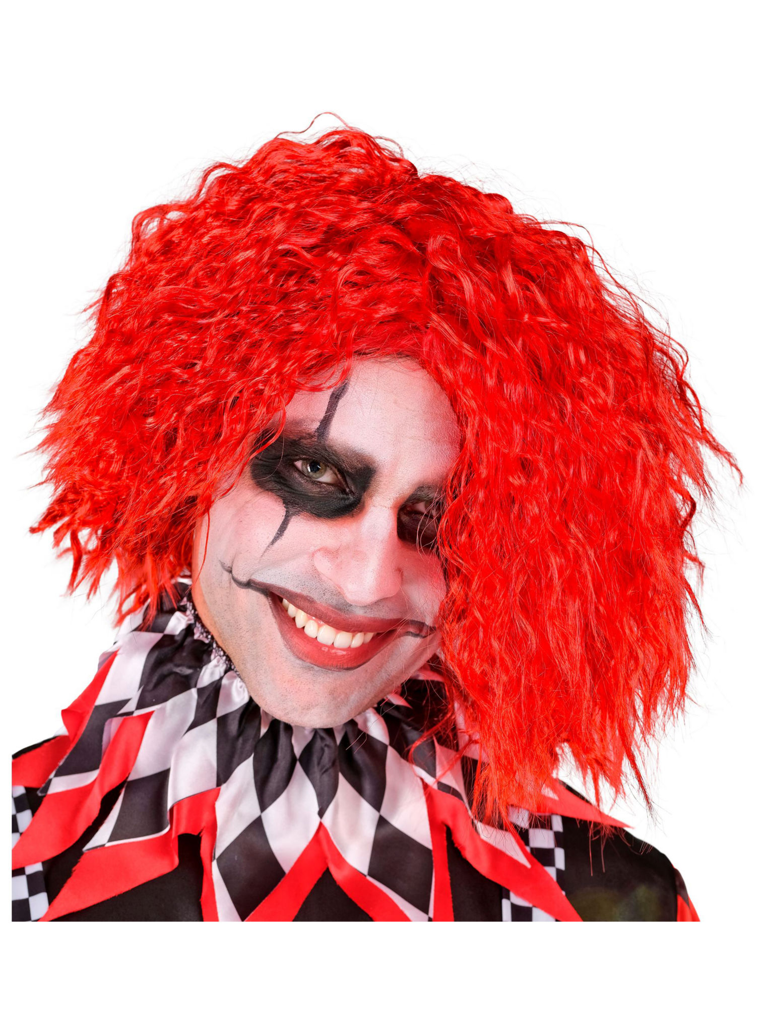 Rote Killerclown Perücke