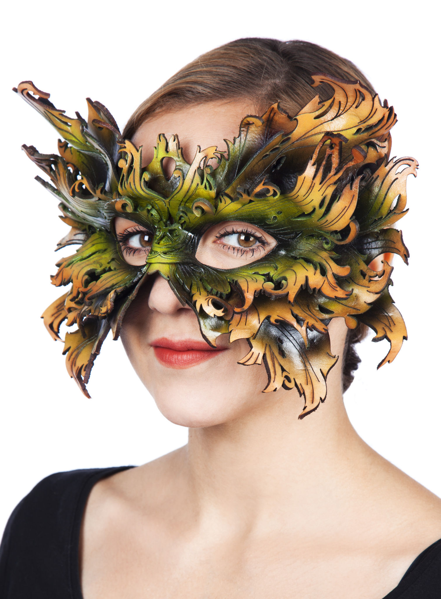 Waldelf Ledermaske