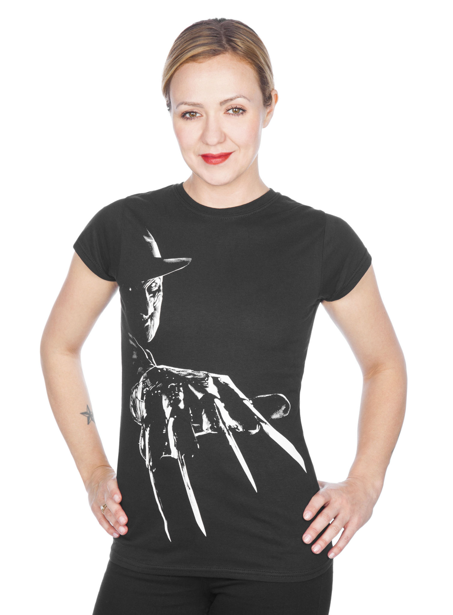 Freddy Krueger - Girlie Shirt Klauwhandschoen