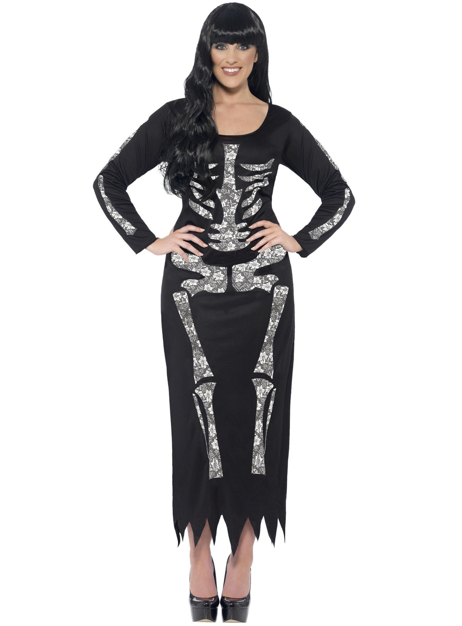 Knöchellanges Knochenkleid
