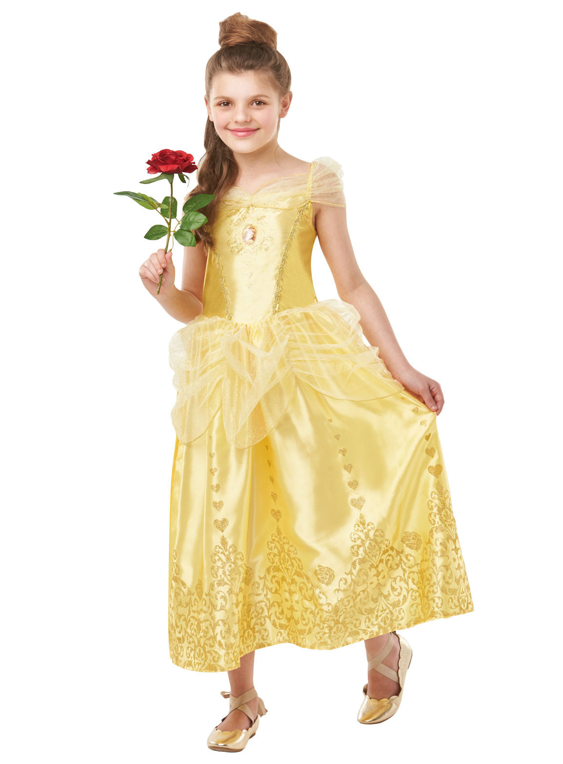 Disney Prinzessin Belle Glitzerkleid für Kinder