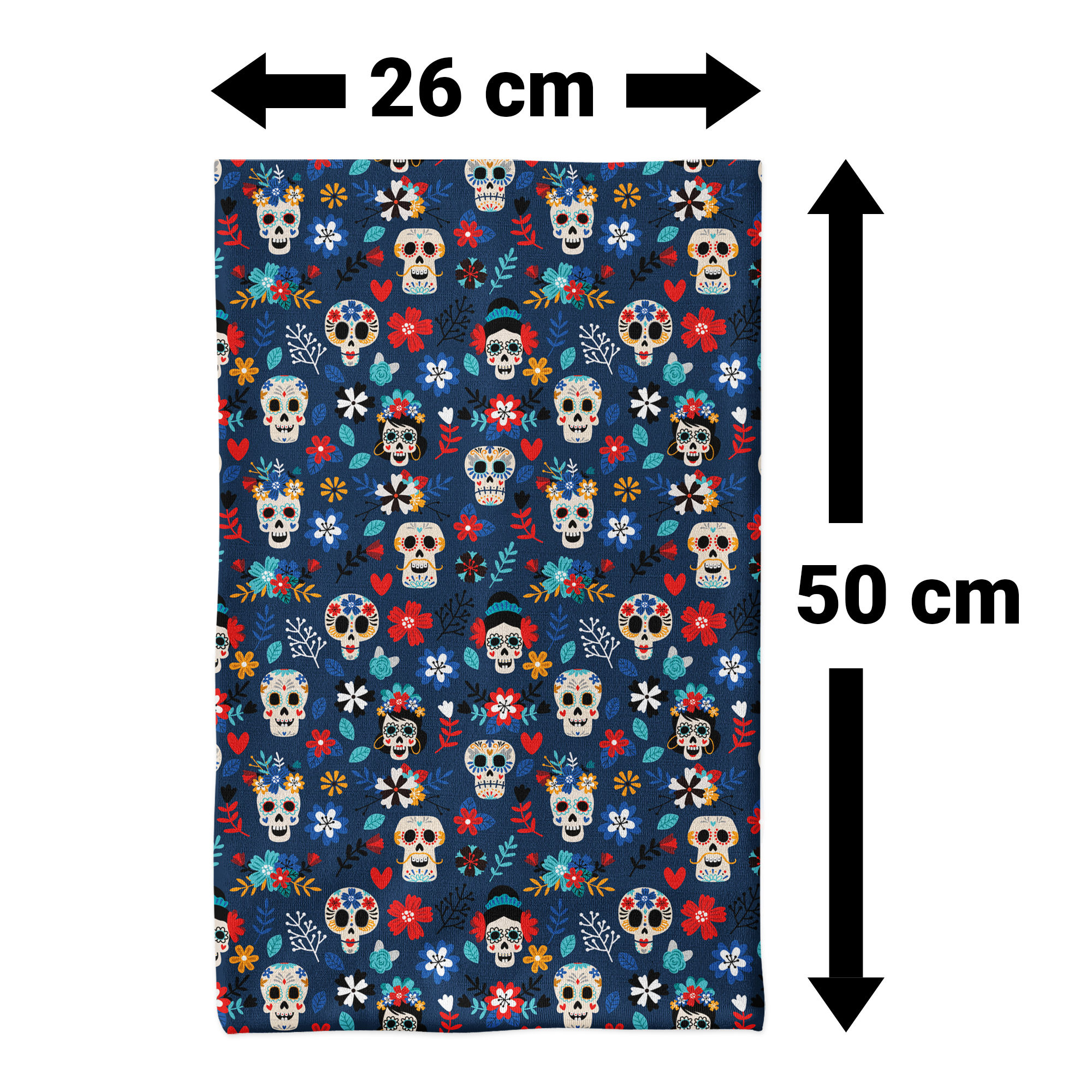 Schlauchschal Dia de los Muertos