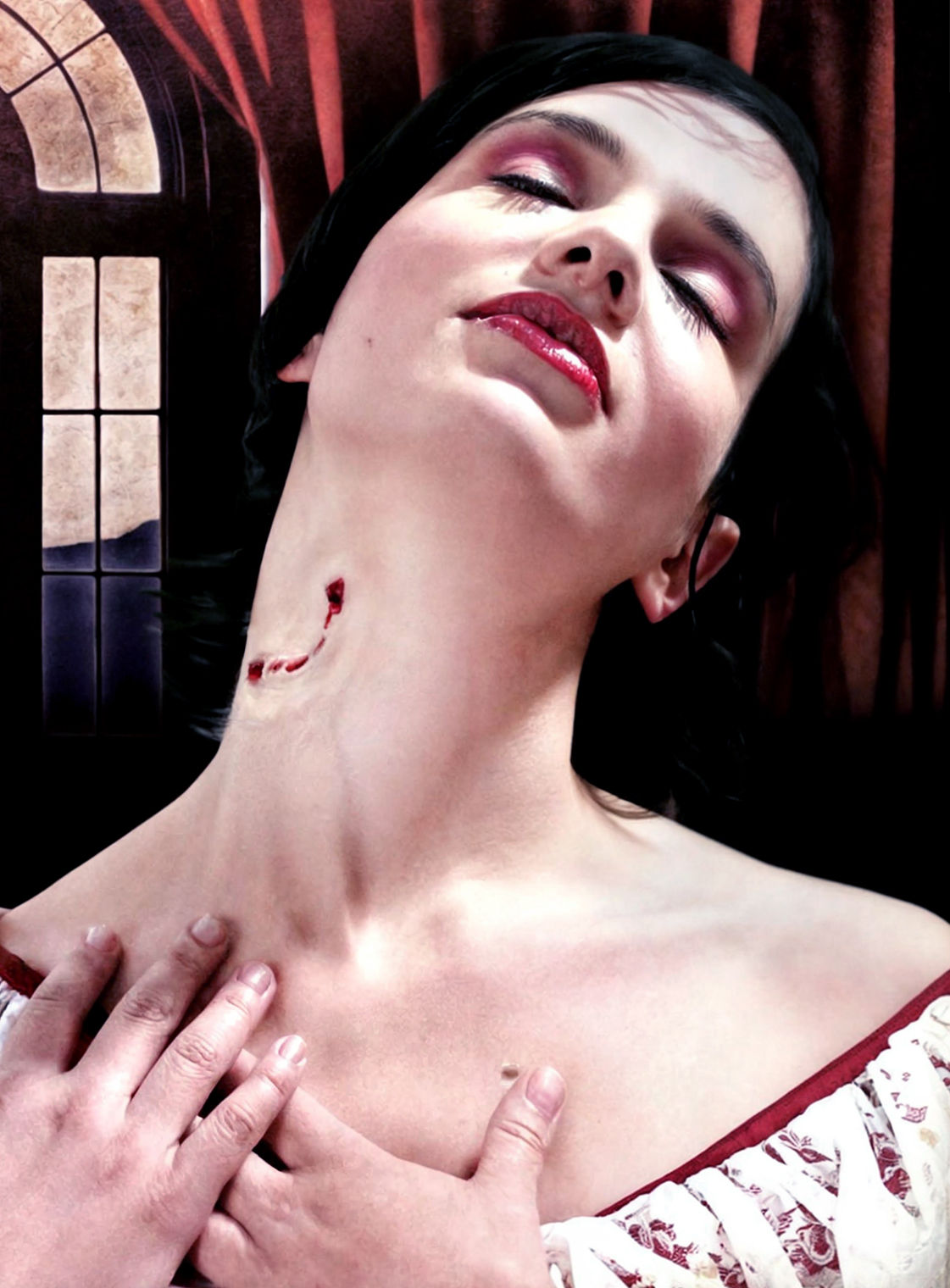 Vampirbiss Latexapplikation