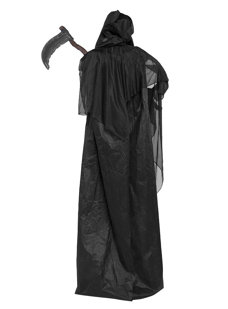 Animierter Sensenmann Halloween Deko mit Licht und Bewegungen – 183 cm