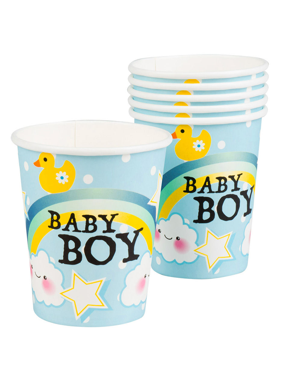 Baby Boy Pappbecher 6 Stück