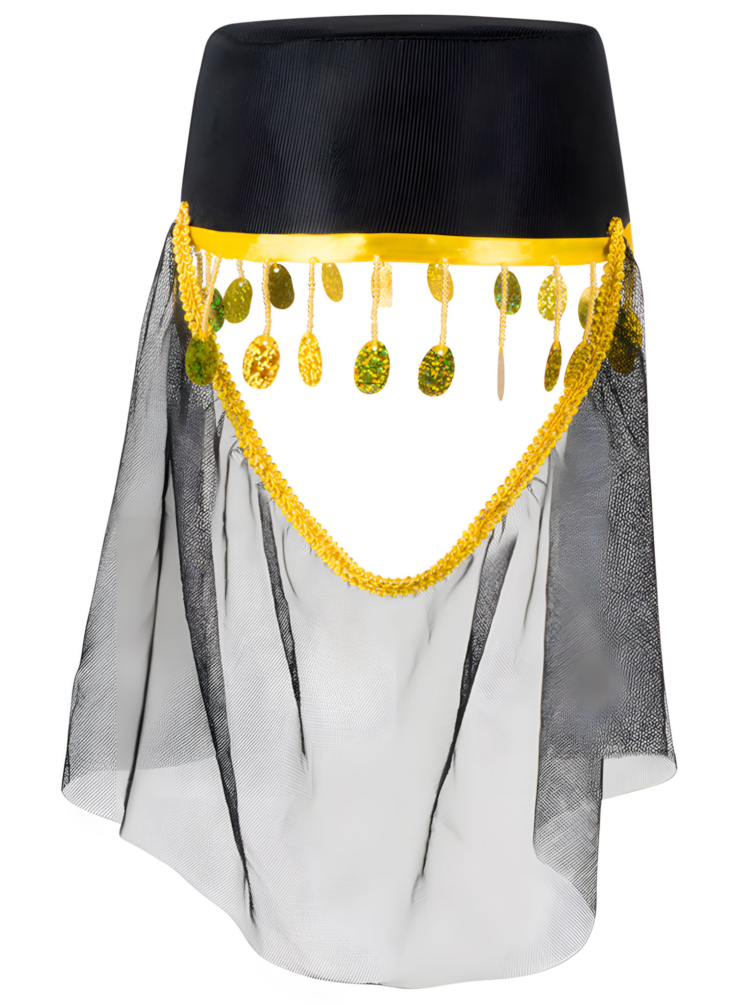 1001 Nacht Kopfschmuck mit Schleier