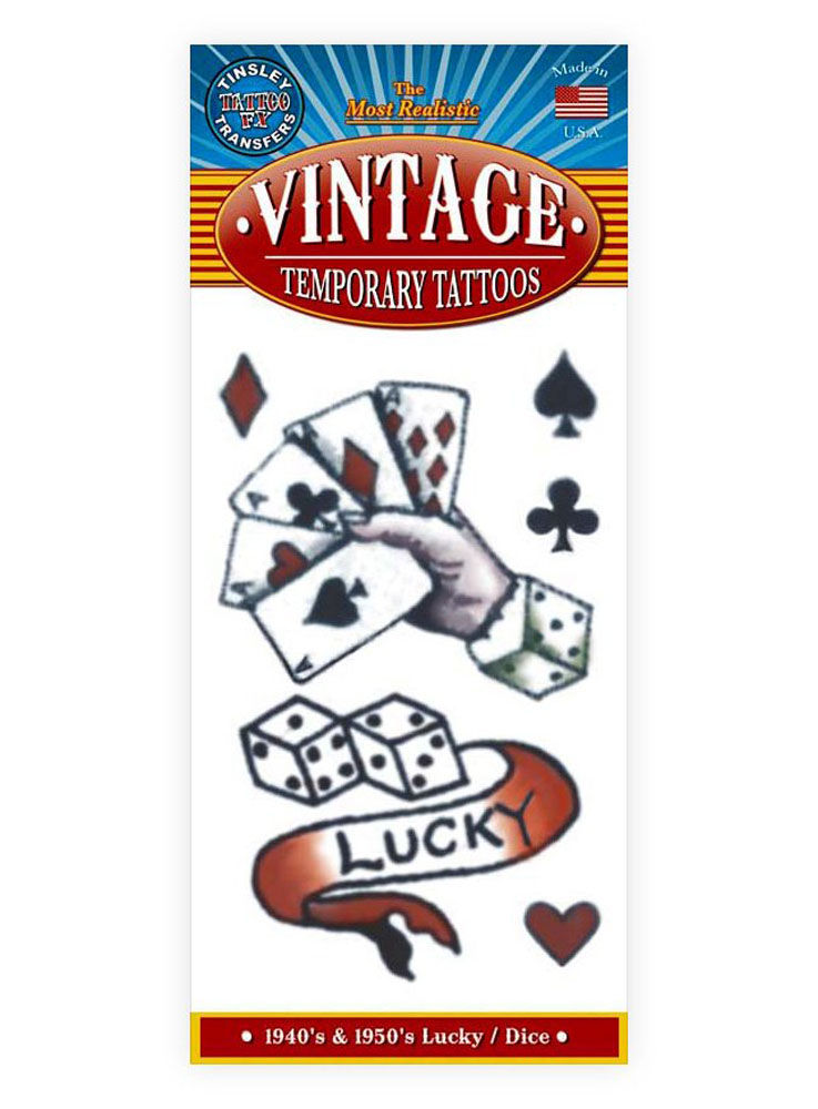Lucky Vintage plak-tattoo