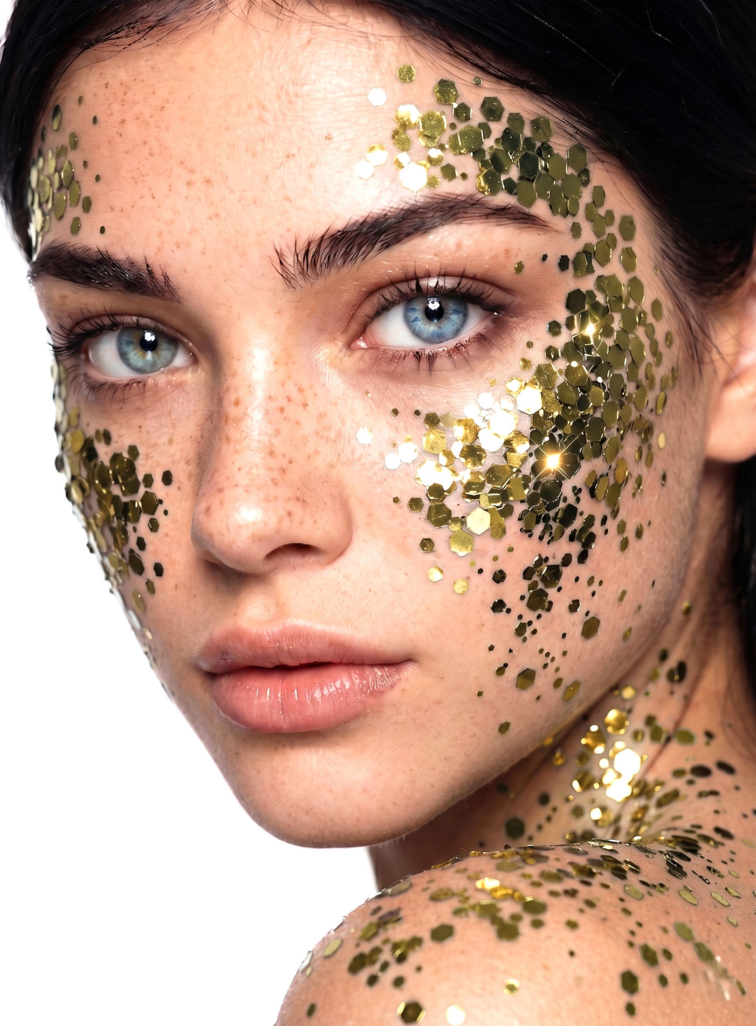 Moon Glitter Bio Chunky Glitzer gold