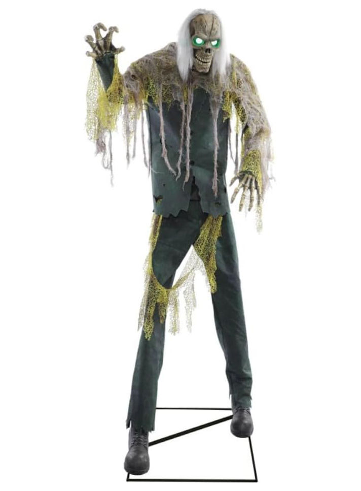 Reusachtige grafbewaker – Halloween-decoratie met geluid en animatie – 200 cm