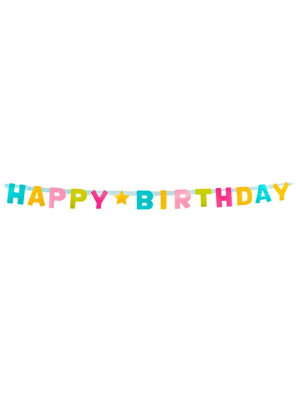 Happy Birthday Buchstabengirlande