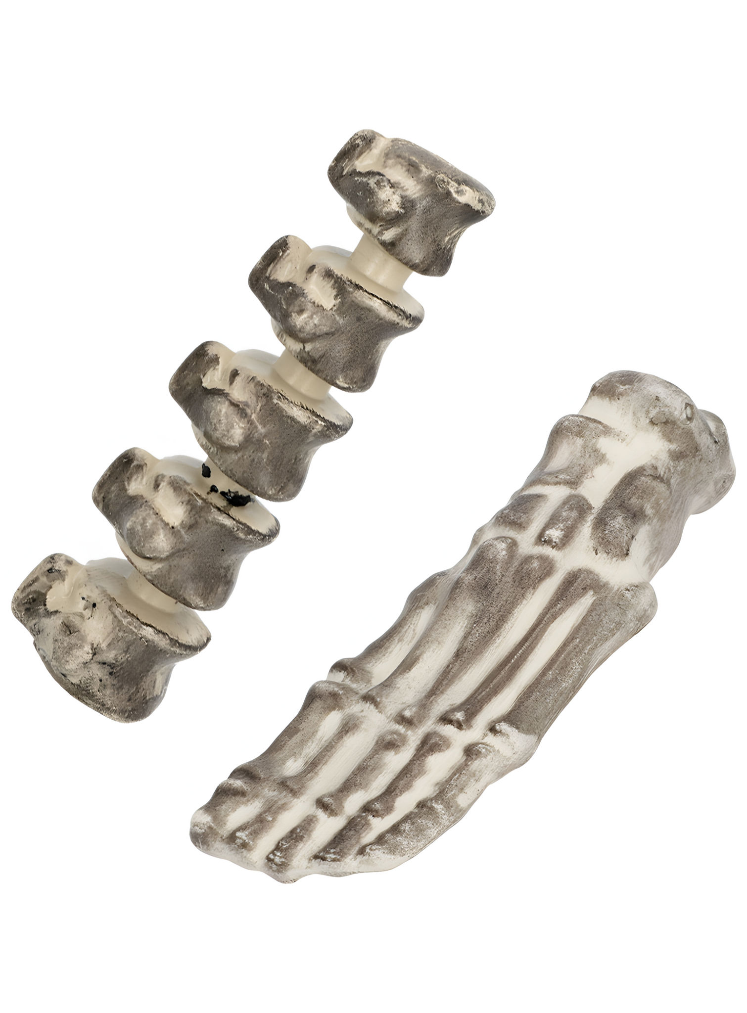 6er Set Totenkopf und Knochen