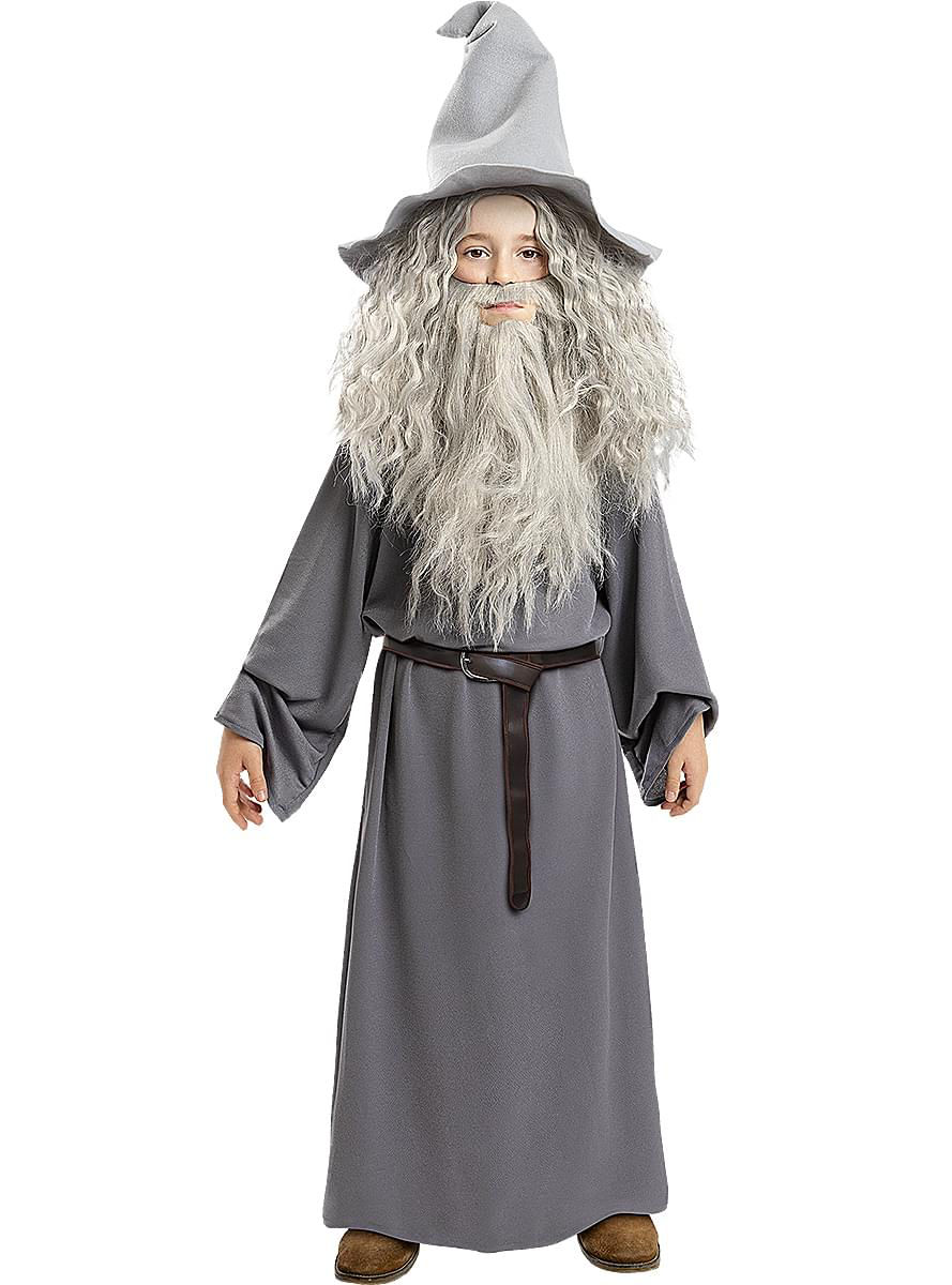 The Lord of the Rings – Gandalf pruik met baard voor kinderen