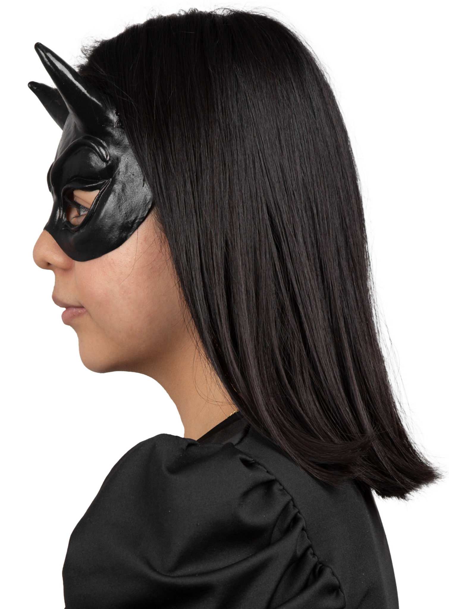 Mephisto Teufel Halbmaske schwarz