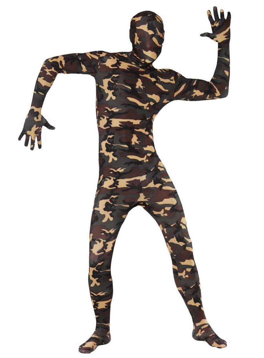 Camouflage Ganzkörperkostüm