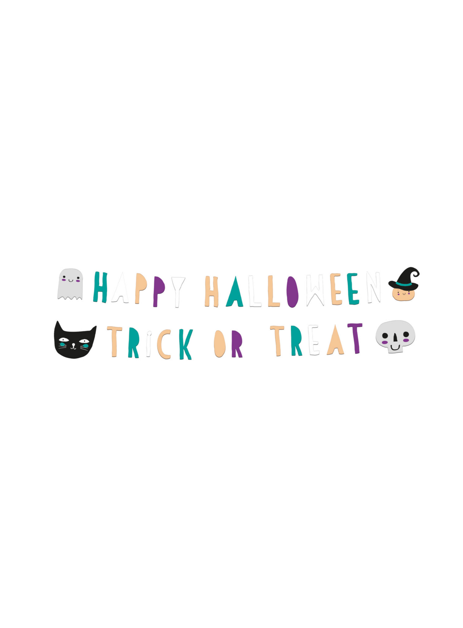 Happy Halloween Girlanden – 1,5m