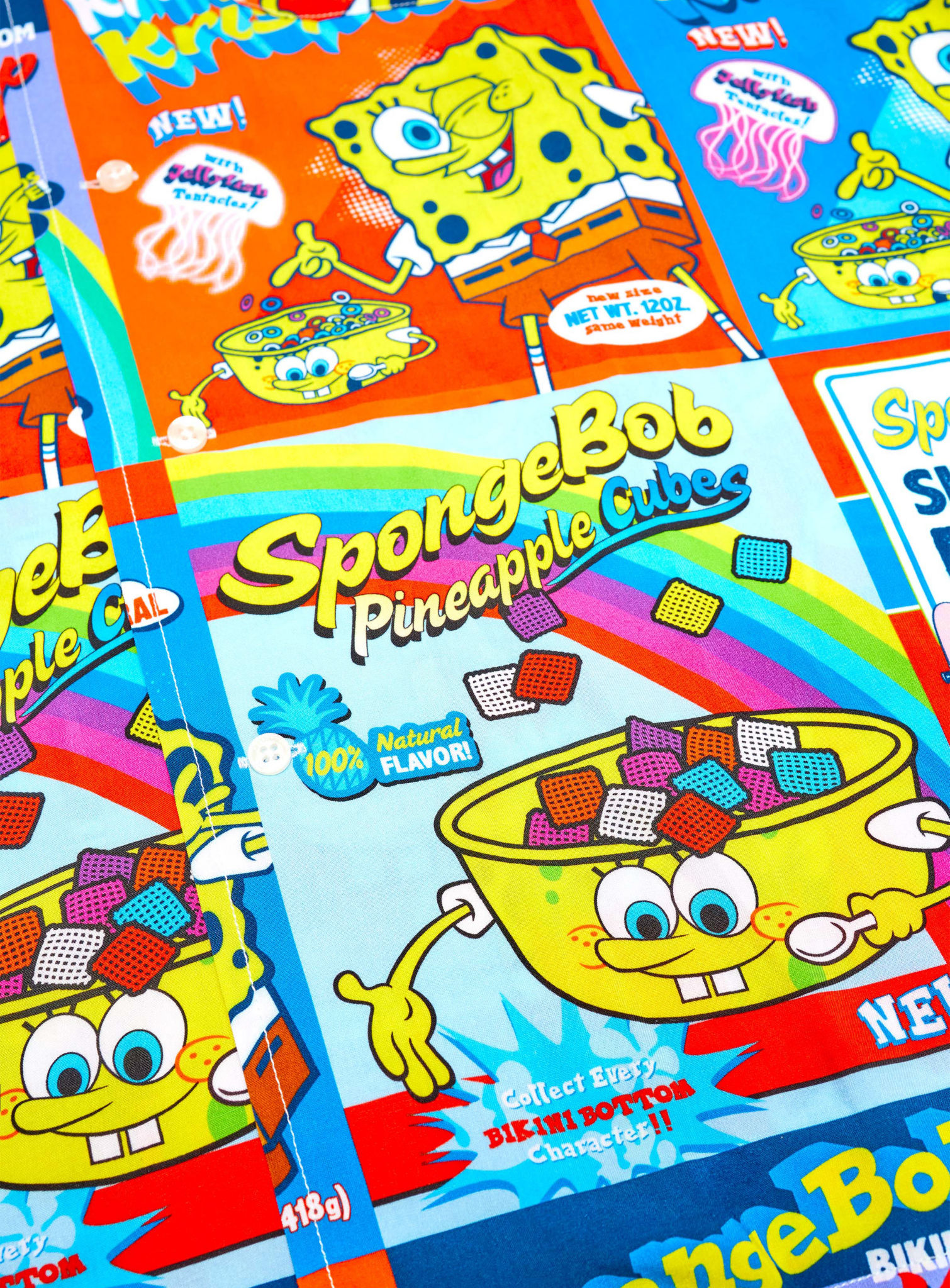OppoSuits Spongebob Breakfast Sommerhemd