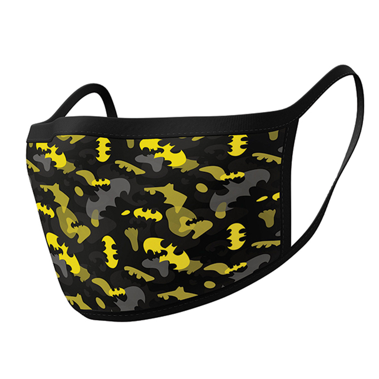 Batman - Batman Camo Yellow Stoffen Maskers Dubbelpak