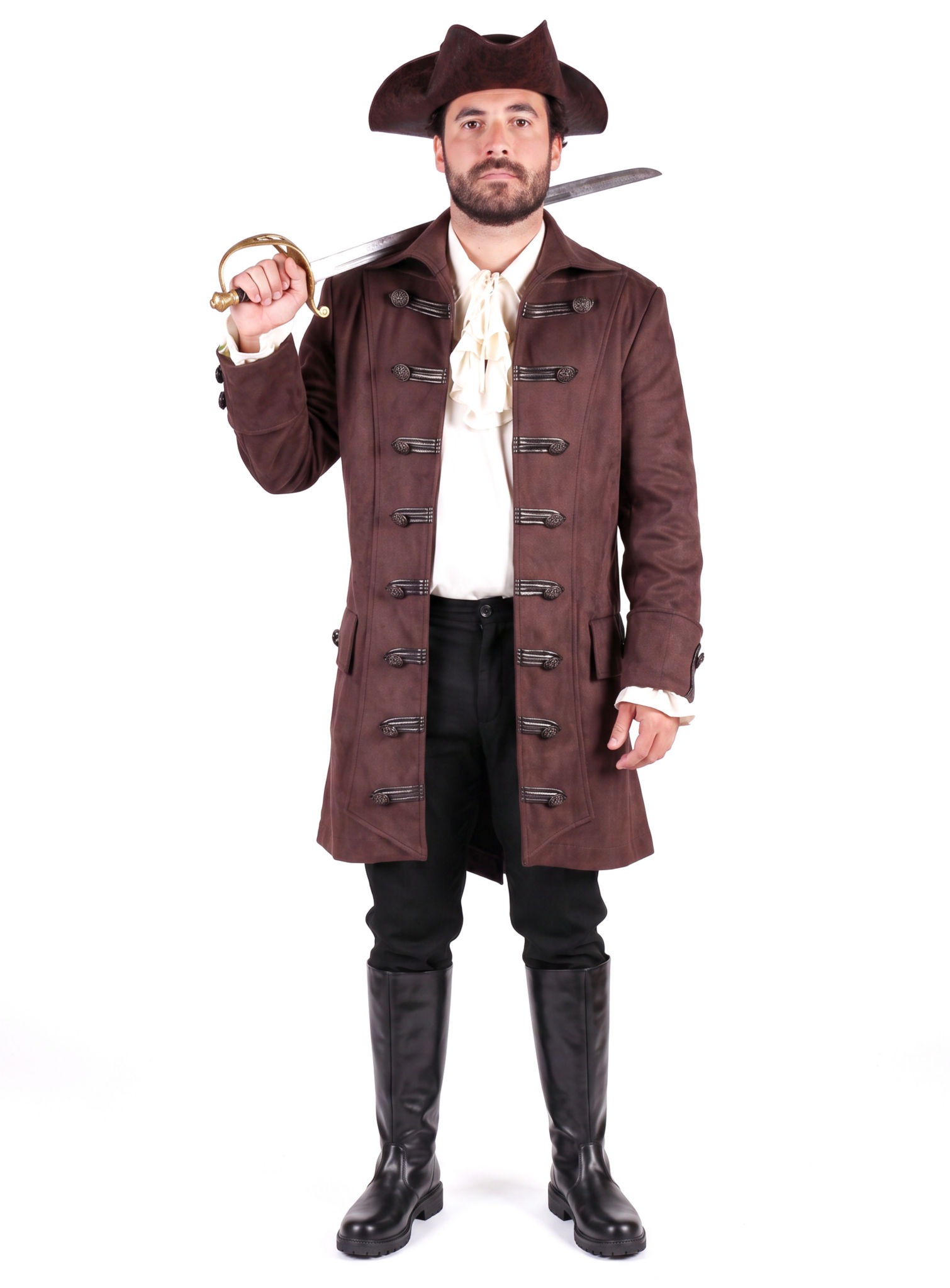 Offiziersstiefel schwarz