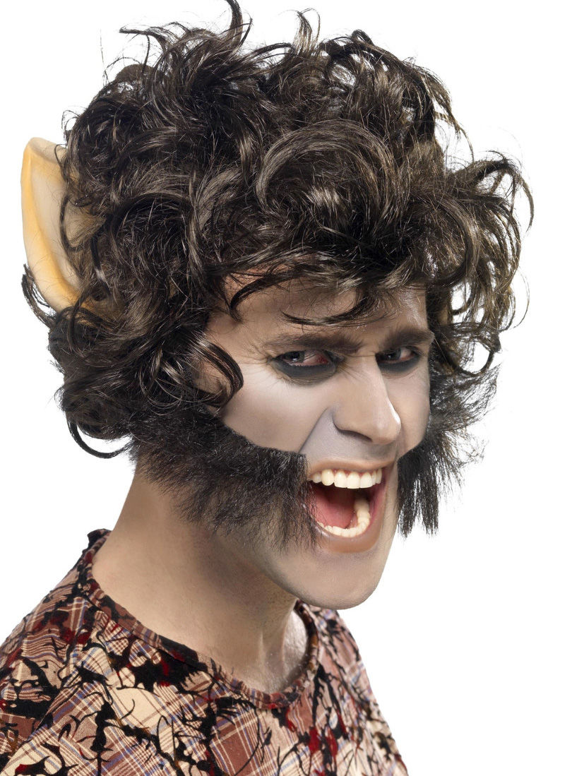 Werwolf Perücke mit Ohren