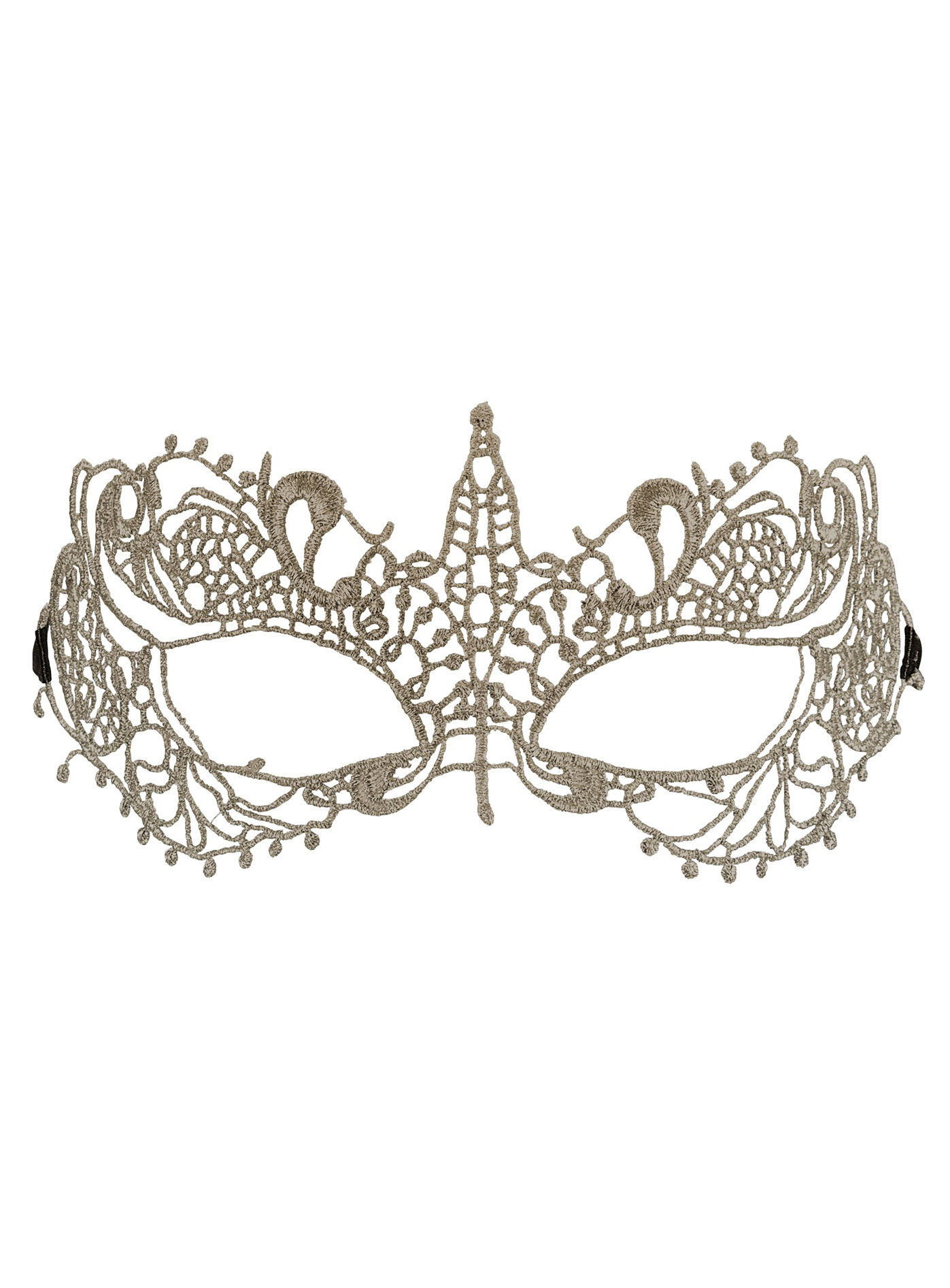 Spitzenmaske mattgold