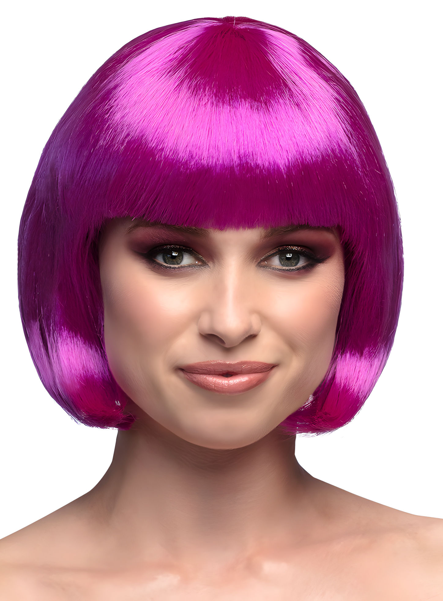 Pagenschnitt violett Perücke